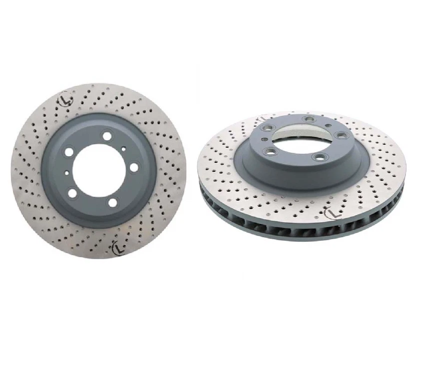 Rotores delanteros y traseros + almohadillas con sensores para vehículos Porsche 911 y Boxster 12-16 Foto 2 de 4