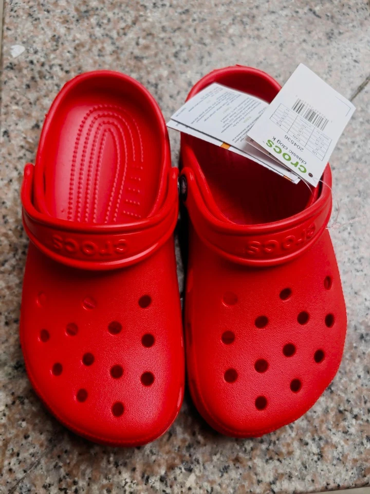 Crocs femme/homme classiques originales neuves rouge tailles 36 à 43 unisexe - Photo 2/2