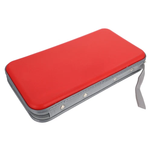 CD Storage Anti-pressure Hard Case 80-slot DVD Pouch Handheld Disc Supply