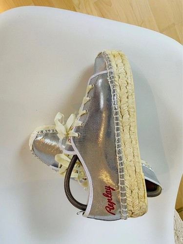 Replay espadrilles Silber mit Plateau Sohle Gr 39 - Bild 2 von 4