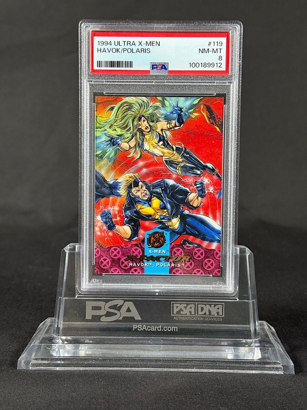 1994 Fleer Ultra X-Men #119 Havok / Polaris - PSA: NM-MT 8 X-Men Card