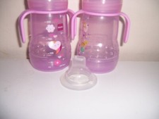 Mam baby bottle w/ nipples lot box white