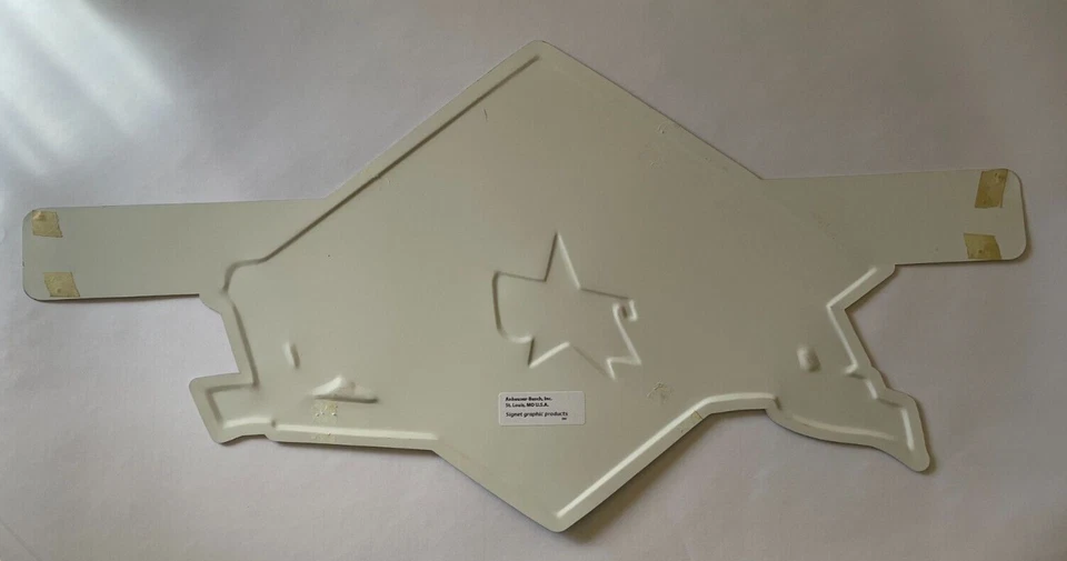 Budweiser All Pro 2000 Metal Advertising Sign New Old Stock 30.5 x 15"  - Image 4 of 4