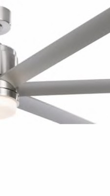 Fanimation Studio Blitz 56 In Brushed Nickel Led Indoor Outdoor