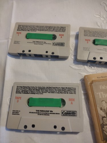 Fabulous Memories of The Fabulous 40's Set of 3 Collectors Edition ~ Cassettes - Picture 2 of 4