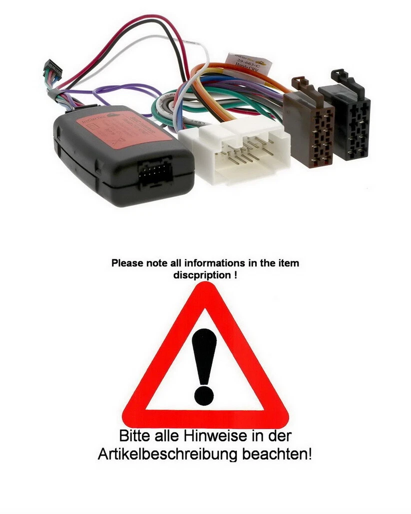 Honda accord radio sale adapter
