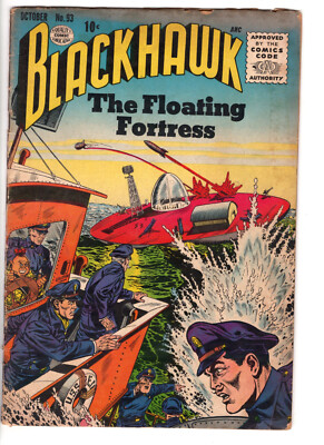 BLACKHAWK #93 (1955) - GRADE 4.0 - QUALITY COMICS GOLDEN AGE CHUCK CUIDERA