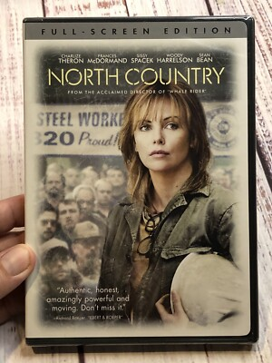 #ad North Country DVD 2006 Full Screen Edition Charlize Theron Sealed New $7.99