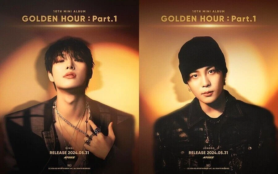 ATEEZ [GOLDEN HOUR:PART.1] Album DIGIPAK 8 Ver SET/8 CD+8 Foto Buch+8 Karte+GIFT - Bild 3 von 4