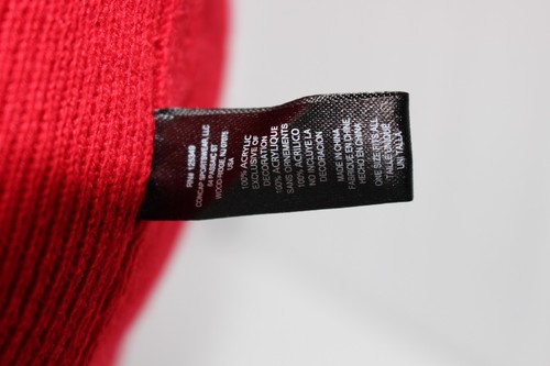 Seltener Fund Budweiser rote Beanie mit einzelnem blauem Akzent neu ohne Etikett/Neu mit Etikett - Bild 7 von 12