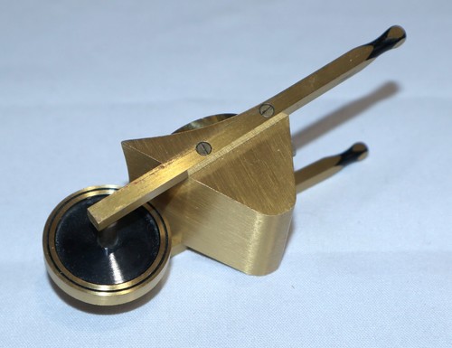 Mazal Wheelbarrow Watch | *Vintage* Swiss Made Rolling Desk Clock Day/Date - Picture 4 of 7