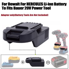 Adapter For Dewalt For Hercules 18V 20V Li-Ion Battery To For Bauer 20V Tools