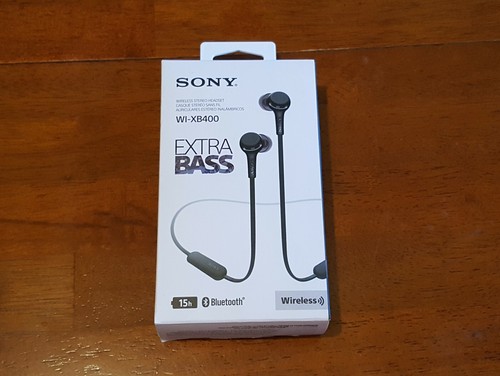 Sony WI-XB400/B Neckband Extra Bass Wireless In-Ear Headphones Black WIXB400  #45 27242916630 | eBay