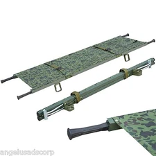 Medical Stretcher Foldaway Aluminum | Camouflage | Emergency | 191-MayDay