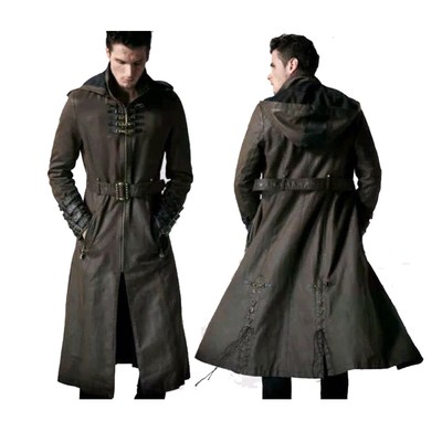 long coat with hoodie
