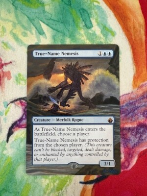 True-Name Nemesis MAGIC THE GATHERING MTG ENG Artwork handbemalt