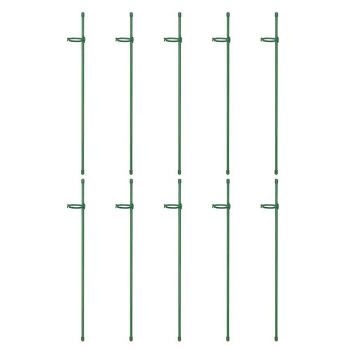 10PCS 30cm Single Stem Flower Plant Support Stakes Sticks Garden Stakes