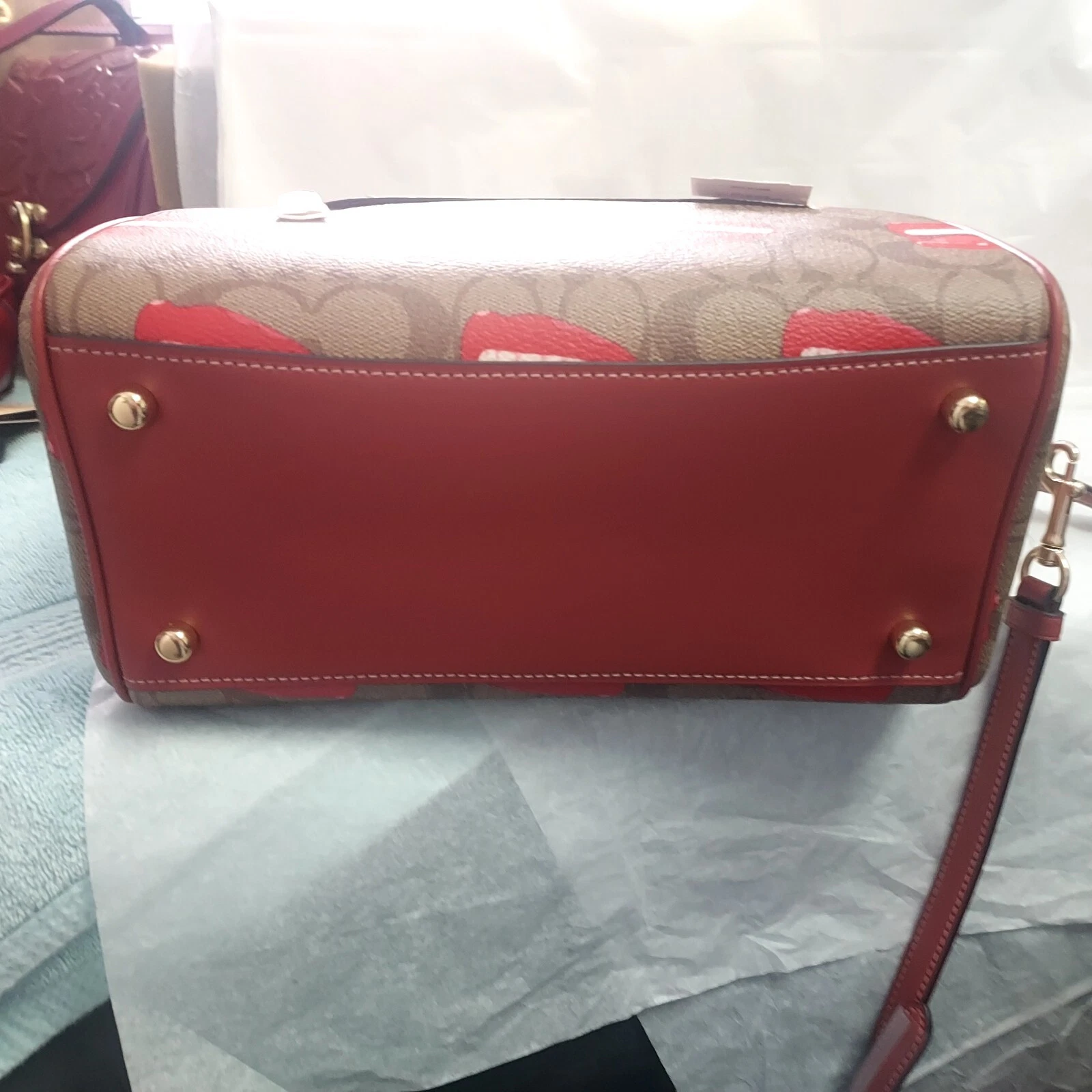 Borsa Coach X Tom Wesselmann Rowan in tela e pelle firmata nuova