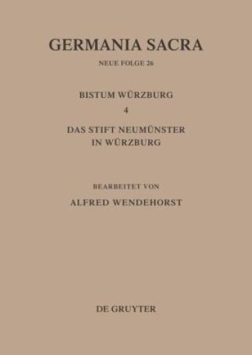 Thumbnail - Die Bistümer Der Kirchenprovinz Mainz: Das Bistum Würzburg 4: Das