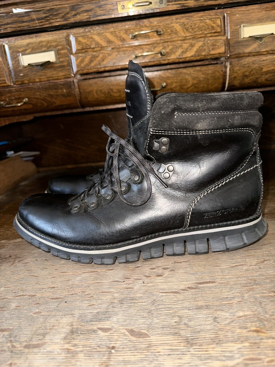 Cole Haan ZeroGrand Hiker WP Black Boot Style: C30403‎ Mens US 10 M ZERØGRAND Hiker Boot-C30403-BLACK LEATHER – Cole Haan Saudi  main image 2