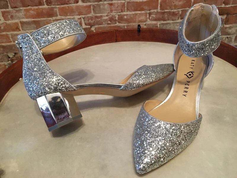 Katy perry hotsell silver heels