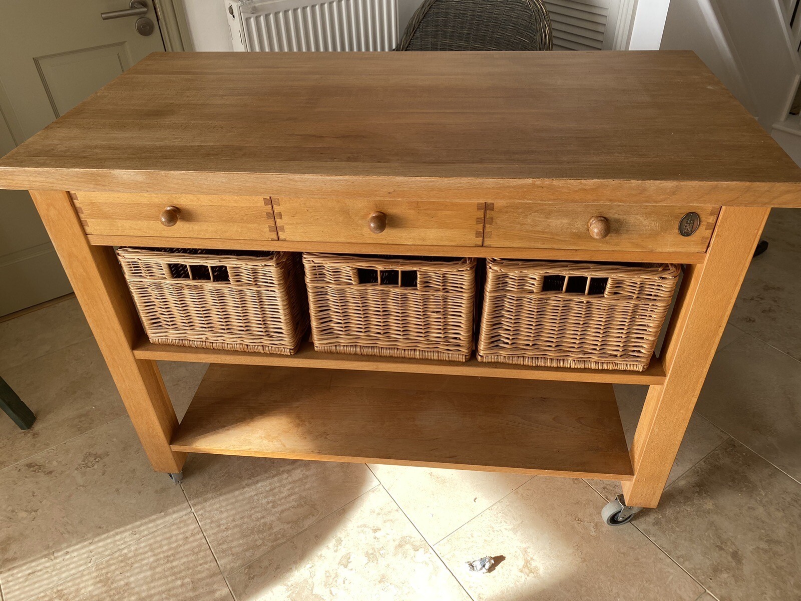 Beach Butchers Block Kitchen Island eBay