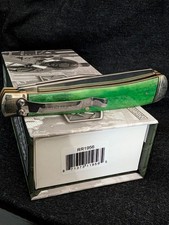 ROUGH RIDER POCKET CLIP WORKMAN HUNTING POCKET KNIFE W/ DISPLAY CASE TRAPPER