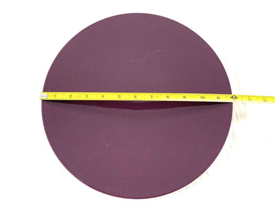 Sasaki Plum Dinner Chop Plate Platter Colorstone 12'' Japan Vintage 1986