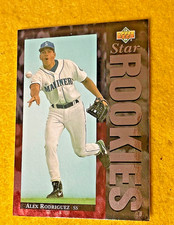 1994 UPPER DECK MLB STAR ROOKIES CARD # 24ALEX RODRIGUEZ , YANKEES