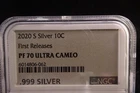 2020-S Silver Roosevelt Dime NGC PF70 Ultra Cameo