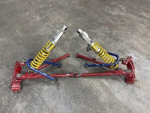 SKI-DOO SKIDOO HPG RACING FRONT SHOCKS/A ARMS/KNUCKLE SPINDLE LEFT & RIGHT