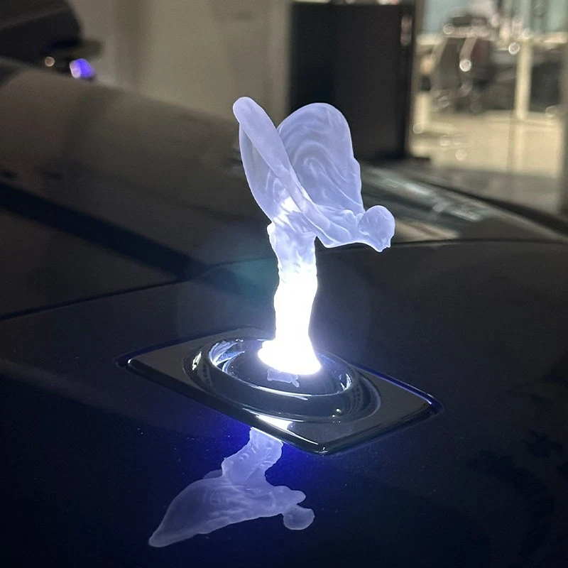 REJILLA DE CRISTAL EMBLEMA ESPÍRITU DE ROLLOS DE ÉXTASIS ROYCE GHOST CULLINAN WRAITH DAWN Foto 2 de 4