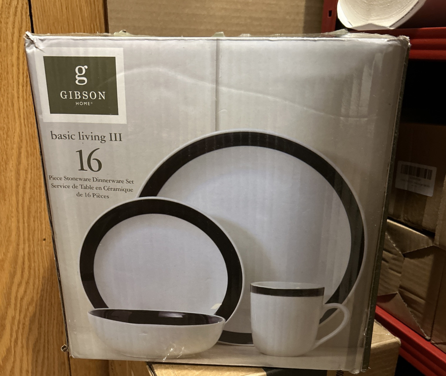 Noble Court Gibson Home Plate Set Gibson Home Noble Court 16 Piece