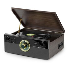 Record Player with CD Cassette 3 Speed Bluetooth