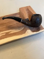 Rossi Sera Rusticated Bent Billiard (8626) 6mm Filter Pipe by Savinelli