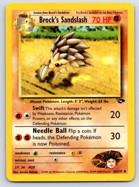 Brock's Sandslash #36 (Gym Challenge (2000))