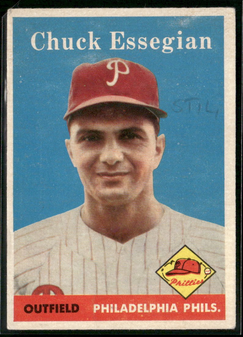1958 Topps #460 Chuck Essegian (low grade)