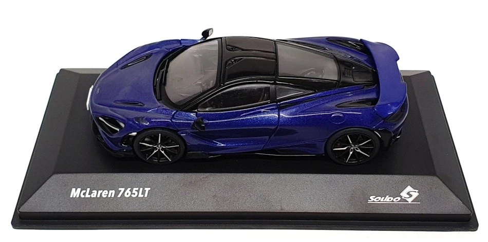 Solido 1/43 Scale Diecast S4311906 - McLaren 765LT - Met Blue - Image 4 of 4