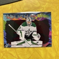 2025-26 Fleer Flair Jake Oettinger Touch of Flair TF-18