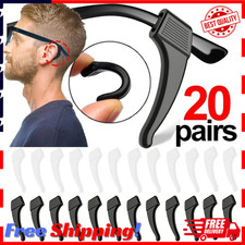 5/20 Pair Anti Slip Glasses Ear Hooks Tip Eyeglasses Grip Temple Holder Silicone