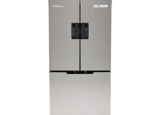 Norcold N15DCSS 15 Cu Ft 12V DC Compressor Refrigerator, SS French Doors/Freezer