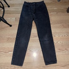 Vintage Guess Marciano Jeans size 14 Black Made In USA 80-90s