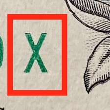 OLD VINTAGE X Note 2009 L 06318070 X 0s Fancy Serial Number One Dollar Bill FW