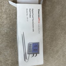 ThermoPro TP17 Digital Food Thermometer With Dual Probes. Open Box Tested
