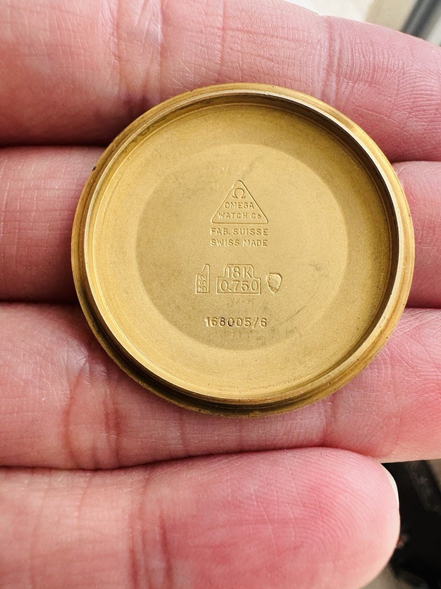 Omega Constellation Pie Pan 18K Vintage Ref 168.005