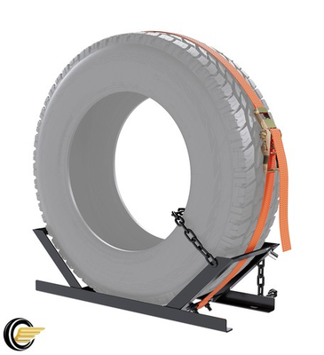 #ad Class 8 Semi Truck Tire Rack Spare Tire Carrier Mount Holder w Hardware $69.29