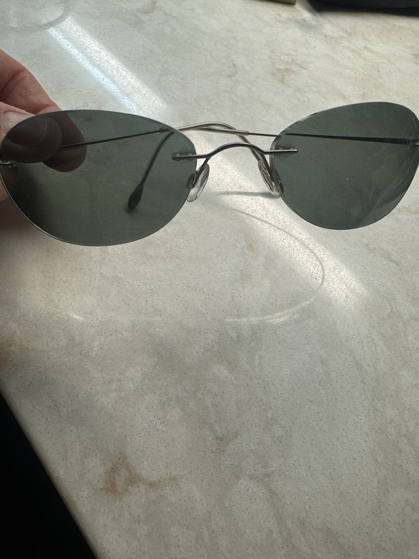 silhouette titanium rimless eyeglasses frames