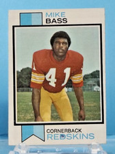 1973 Topps #419 - Mike Bass - Washington Redskins - Very Good
