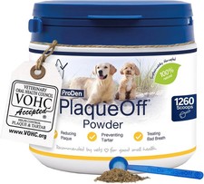 ProDen PlaqueOff Powder for Dogs & Cats, Tartar & Bad Breath Remover 420 g