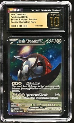 CGC Pristine 10 Iron Treads ex 248/198 Pokémon Scarlet & Violet